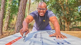 HOW TO CUT CEMENT BOARD WITHOUT DUST [upl. by Maressa]