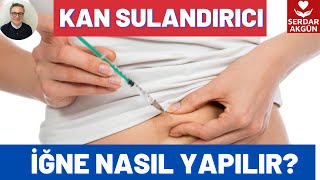 Kan sulandırıcı iğne nasıl yapılır Nereye yapılır Sağlık Videoları ProfDrSerdar Akgün [upl. by Naujyt551]