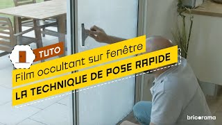 Comment poser un film pour vitrage sur une fenêtre  Bricorama [upl. by Salomon659]