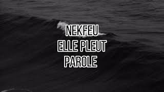 Nekfeu  Elle Pleut paroles [upl. by Niwle]