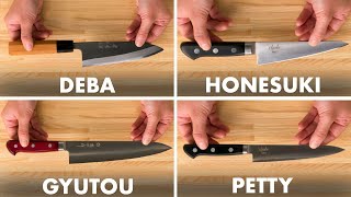 How To Use Every Japanese Knife  Method Mastery  Epicurious [upl. by Nnek361]