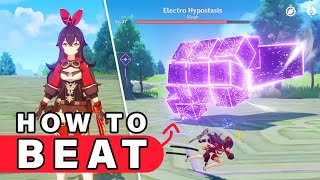 How to Beat Electro HYPOSTASIS World Boss  Guide ► Genshin Impact [upl. by Naillimxam149]