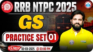 RRB NTPC GS Classes 2025  RRB NTPC GS Practice Set 01  GS for RRB NTPC  GS By Naveen Sir [upl. by Amoritta]