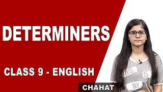 Determiners  NCERT  Class 9 English Grammar  CBSE  Tips and Tricks [upl. by Elacim]