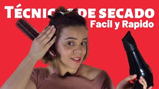 Cómo SECAR el CABELLO CORRECTAMENTE Para Principiantes 😍 [upl. by Guimond205]