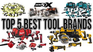 TOP 5 POWER TOOL BRANDS IN THE WORLD best of the best [upl. by Brittani551]