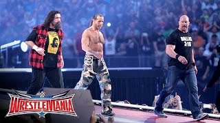 quotStone Coldquot HBK and Mick Foley make a surprise appearance WrestleMania 32 on WWE Network [upl. by Peoples]