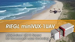 The RIEGL miniVUX1UAV LiDAR sensor integrated with the DJI M600 [upl. by Atikel582]