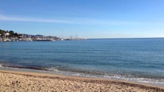 Le Lavandou  Plage du Lavandou en Janvier [upl. by Fara]