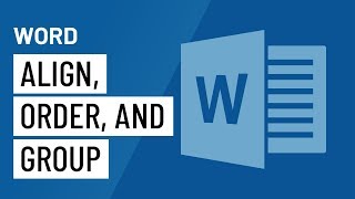 Word Aligning Ordering and Grouping Objects [upl. by Benn]