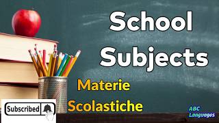 Materie scolastiche in Inglese  School Subjects [upl. by Noirrad240]