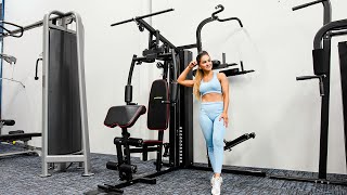 Home Gym with Pull Up Tower And Leg Developer Workout Video  Dynamo Fitness Equipment [upl. by Catherin599]