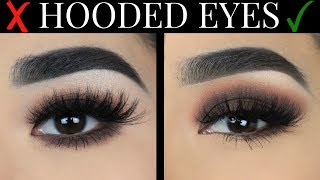 EASY smokey eye for HOODED eyes [upl. by Ogata]