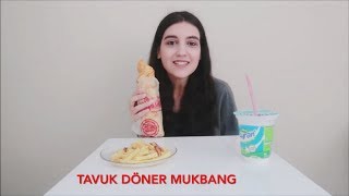 TAVUK DÖNER MUKBANG [upl. by Angie]