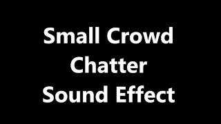 Small Crowd Chatter Sound Effect [upl. by Notaek468]