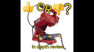 Harbor Freight Chain saw sharpener review and modification [upl. by Erdman]