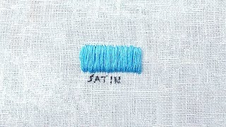 How to do a Satin Stitch [upl. by Iloj]