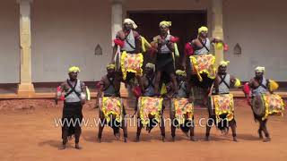 Dollu Kunitha  Drum Dance of Karnataka [upl. by Alene]