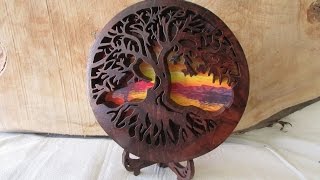 Tree of Life  Scroll Saw Art [upl. by Ravilob]