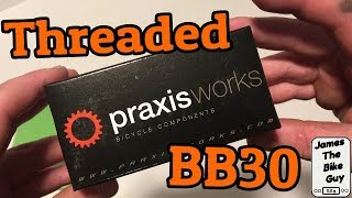 Praxis Works BSA Threaded BB30 Bottom Bracket Review Weight Same as DMR Axe M30 [upl. by Nore143]