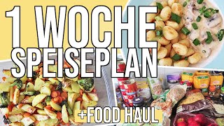 Wocheneinkauf amp unser Speiseplan für eine Woche  Meal Planning deutsch [upl. by Moises305]