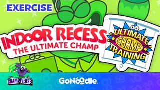 Indoor Recess With Champiverse  Activities For Kids  Exercise  GoNoodle [upl. by Ahseik]