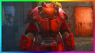 Fallout 4 BEST amp RAREST Suit Of Power Armor  Full quotX01 Power Armorquot Suit Location Fallout 4 [upl. by Dnomder]