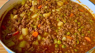 Picadillo de Carne Molida Fácil y Sabrosa [upl. by Infeld]