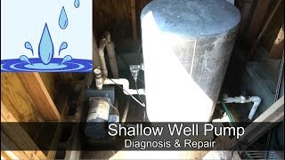 Shallow Well Pump  diagnosis and repair [upl. by Falconer500]