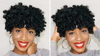 EASY Flexi Rod Tutorial For Short Natural Hair [upl. by Artemisia]