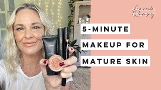 A 5 Minute makeup for mature skin [upl. by Eiramesor]