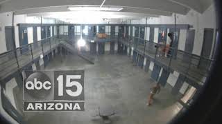 Surveillance video shows 2017 murder at Lewis Prison [upl. by Seraphine]