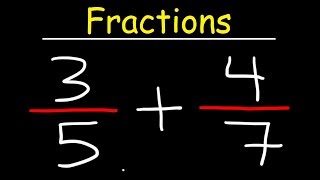 Fractions Basic Introduction  Adding Subtracting Multiplying amp Dividing Fractions [upl. by Chiarra]