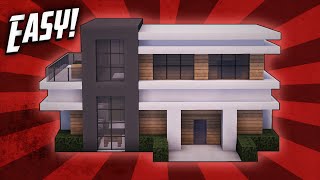 Minecraft How To Build A Small Modern House Tutorial 18 [upl. by Bihas]