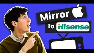 How to Screen Mirror iPhone or iPad to Hisense TV both Android amp Roku TV in 2024 [upl. by Tara]