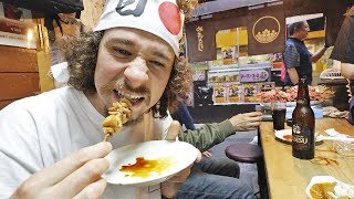 Probando comida callejera en JAPÓN 🇯🇵 [upl. by Aisined]