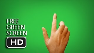 Free Green Screen  Finger Touching Screen Compilation [upl. by Nelubez]