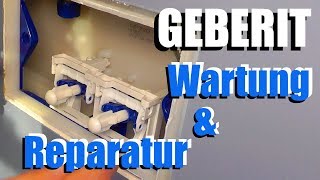 Geberit Toiletten Spülkasten Reparatur und Wartung  Wie gehts [upl. by Jessy37]