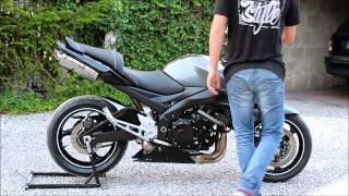 Suzuki GSR 600 YOSHIMURA exhaust and modification [upl. by Colman]