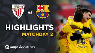 Highlights Athletic Club vs FC Barcelona 23 [upl. by Leiser]