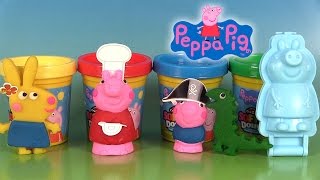 Peppa Pig Pâte à modeler Softee Dough Mould n’ Play 3D Figure Maker [upl. by Ennayrb]