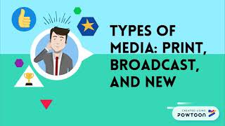 Types of Media Print Broadcast and New Media [upl. by Walcoff]