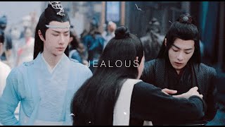 the untamed 陈情令  lan wangji and wei wuxian  jealous [upl. by Ettenowtna]