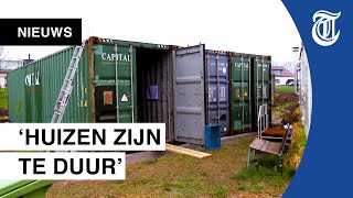 Bizar Vincent bouwt droomhuis van zeecontainers [upl. by Delinda]