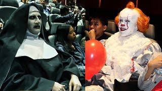 FUNNIEST Scare Pranks COMPILATION  Pennywise VS Valak Whos Scarier [upl. by Rorke31]