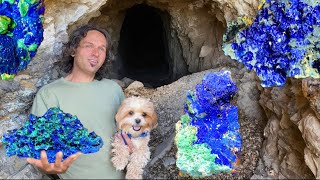 Azurite amp Malachite Crystal Mining  New Mexico [upl. by Leiuqese121]