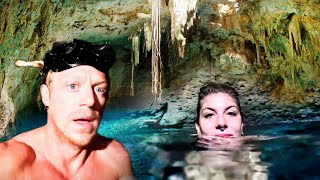 Cave Adventures in Tulum Mexico [upl. by Yatnoj601]