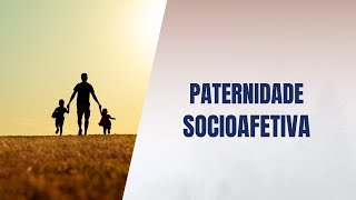 Paternidade socioafetiva [upl. by Ahsemal]