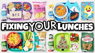 Fixing YOUR Lunch Ideas 💜 Bunches of Lunches [upl. by Braca]