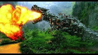 Transformers 4  All Dinobot Scenes IMAX HD [upl. by Tisman]